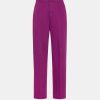 Momoni Fuchsia Bis Gabardine Broek - Cyclamen