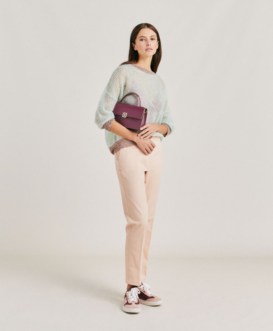 Momoni Haiti Gabardine Broek - Bloesem