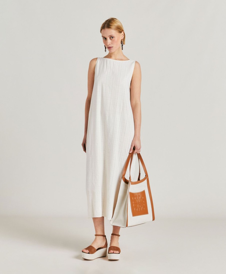 Momoni Cataria Gaasjurk - Creme
