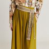 Momoni Millor Riem Met Franje - Zand/Creme