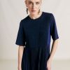 Momoni Amalia Jurk In Jersey Lurex - Bluette